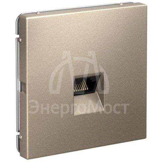 Розетка компьютерная ArtGallery RJ45 кат.6A механизм шампань SE GAL000586