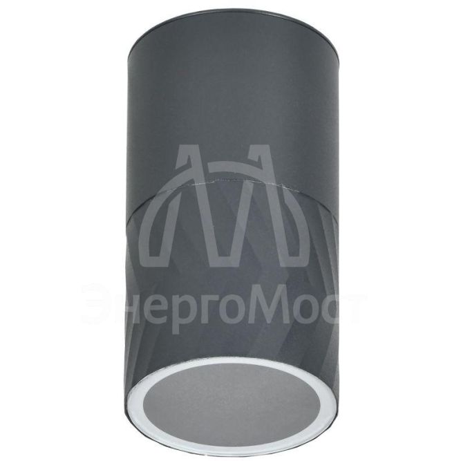 Светильник 5110 GU10 IP65 уличный потолочный сер. IEK LT-UPU0-5110-GU10-1-K03