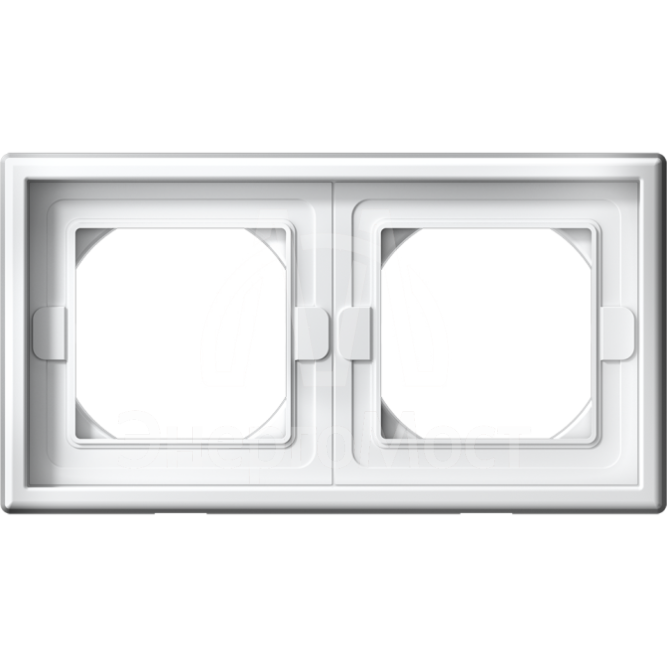 Рамка 2-м ArtGallery IP44 бел. SE GAL440102