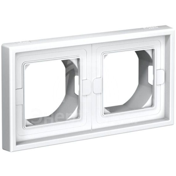 Рамка 2-м ArtGallery IP44 бел. SE GAL440102