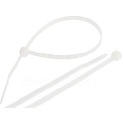 Хомут кабельный 4.5х300 нейлон неоткрыв. бел. (уп.100шт) NIKOMAX NMC-CTN300-45-SL-WT-100
