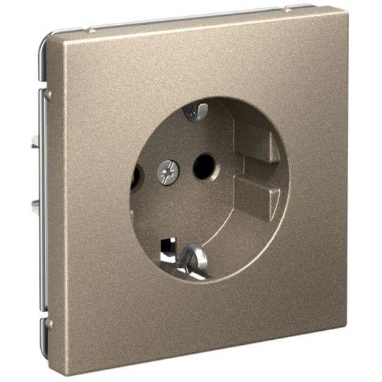 Розетка ArtGallery 16А с заземл. быстрозажим. клем. механизм шампань SE GAL000543S