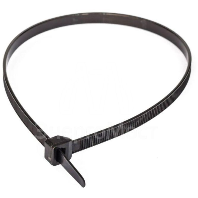 Хомут кабельный 3.6х200 нейлон (ч) (уп.100шт) Промрукав PR08.3068