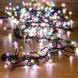 Гирлянда &amp;quot;Кластер LED&amp;quot; 3м 288LED IP20 мультиколор провод темн.-зел. ПВХ NEON-NIGHT 303-629