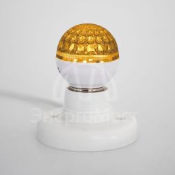 Лампа светодиодная 1Вт 9LED Шар d50 E27 желт. Neon-Night 405-211