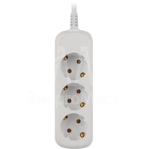 Удлинитель электрический UDL-16-350-E Greenline 3 розетки с заземлением 5м ПВС 3х1кв.мм Эра Б0065045