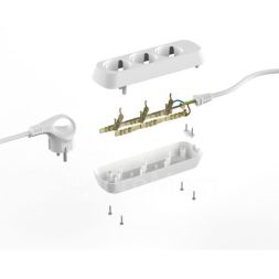 Удлинитель электрический UDL-16-350-E Greenline 3 розетки с заземлением 5м ПВС 3х1кв.мм Эра Б0065045
