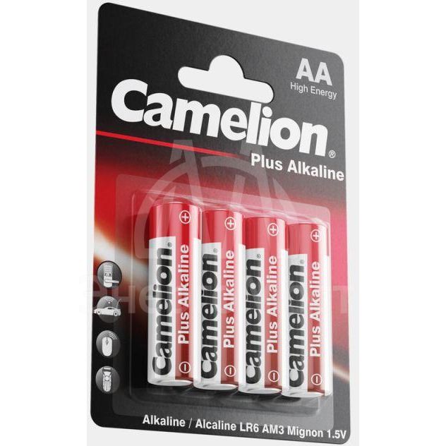 Элемент питания алкалиновый LR LR6 BL-4 (блист.4шт) Camelion 7370