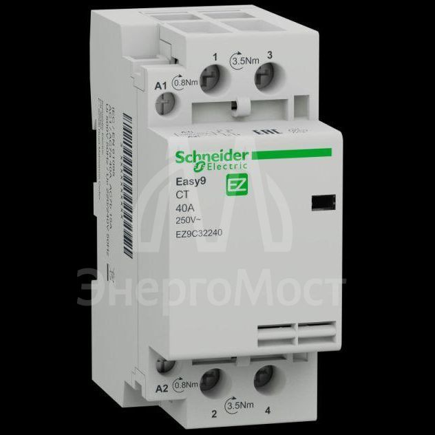 Контактор модульный EASY9 CT 40А 2НО 230/250В AC 50Гц SchE EZ9C32240