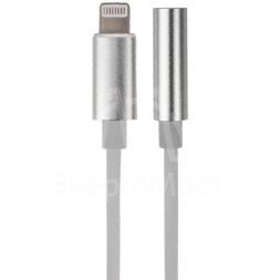 Кабель переходник с iPhone 5/6/7/8/X моделей на AUX гн. 3.5мм Rexant 18-0175