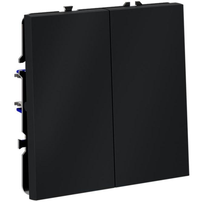 Выключатель 2-кл. СП S70 10А механизм графит Voltum VLS020107