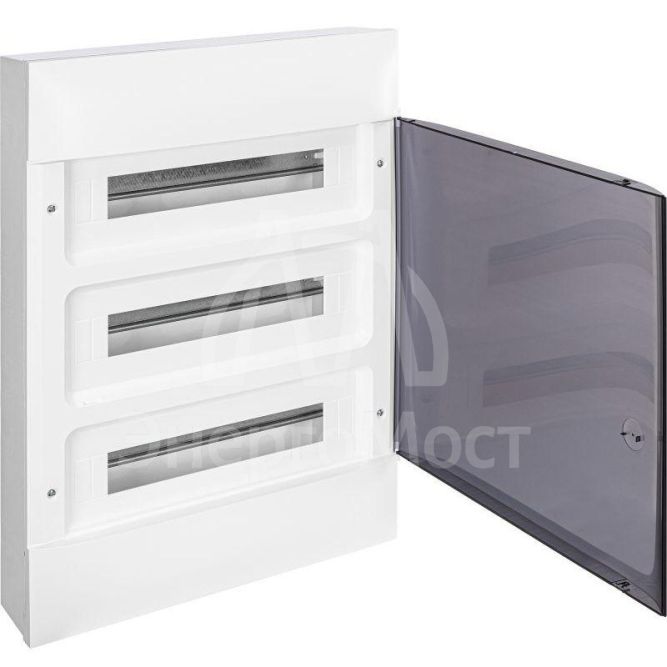 Щиток пластиковый навесной Practibox S 3х18 дым. дверь Leg 137618