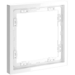 Рамка 1-м S70 пластик. бел. глянцевый Voltum VLS100101