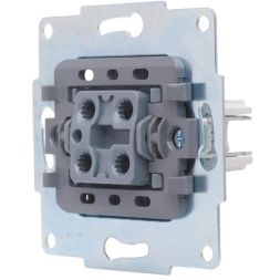 Выключатель 1-кл. СП Vesna с индикацией механизм жемчуж./бел. перламутр. LEZARD 742-3088-111