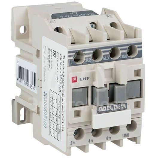 Контактор КМЭ 12А 380В 1NO EKF ctr-s-12-380