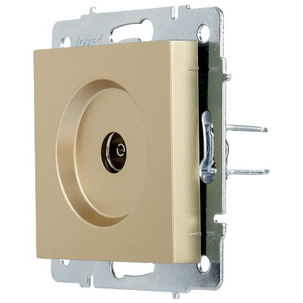 Розетка ТВ оконечная VESNA зол. LEZARD 742-3688-130