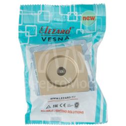 Розетка ТВ оконечная VESNA зол. LEZARD 742-3688-130