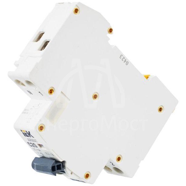 Выключатель автоматический дифференциального тока 1P+NP C20 30мА тип AC (18мм) АВДТ B06S ARMAT IEK AR-B06S-1N-C20C030