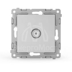 Розетка TV оконечная СП Pixel 1DB механизм алюм. TOKOV ELECTRIC TKE-PX-A1O-C03