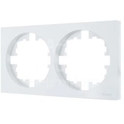 Рамка 2-м OSEN горизонт. квадрат бел. LEZARD 743-0200-147