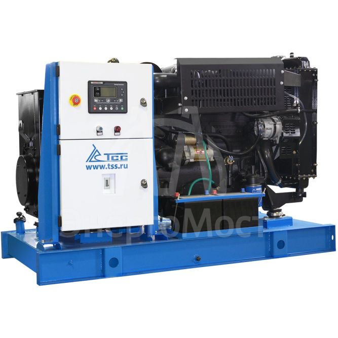 Дизельный генератор ТСС АД-40С-Т400 в погодозащитном кожухе с АВР