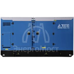 Дизельный генератор ТСС ЭД-200-Т400 с АВР в шумозащитном кожухе на прицепе
