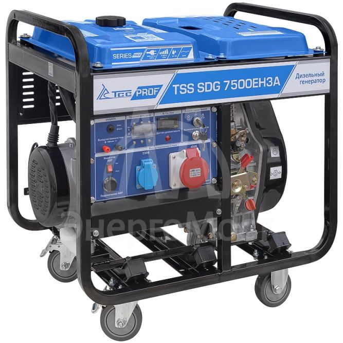 Дизель генератор TSS SDG 7500EH3A
