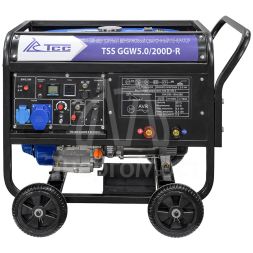 Инверторный бензиновый сварочный генератор TSS GGW 5.0/200D-R