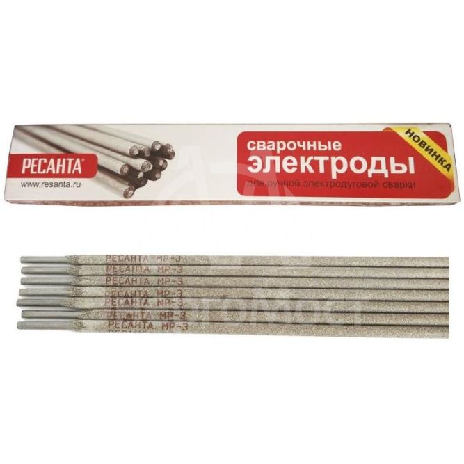 Электрод для сварки РЕСАНТА МР-3 Ф5,0 Пачка 3 кг
