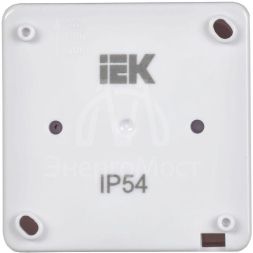Розетка 1-м ОП Гермес Plus РСб20-3-ГПБб с защ. крышкой с заземл. IP54 бел. IEK ERMP12-K01-16-54-EC
