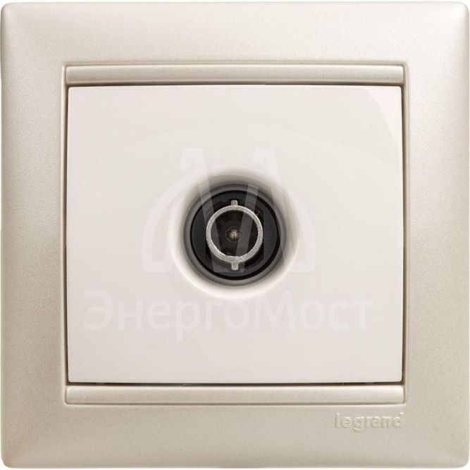 Механизм розетки TV СП Valena 1.5дБ бел. Leg 774429