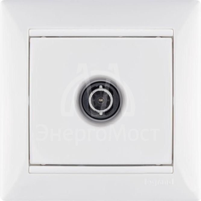 Механизм розетки TV СП Valena 1.5дБ бел. Leg 774429