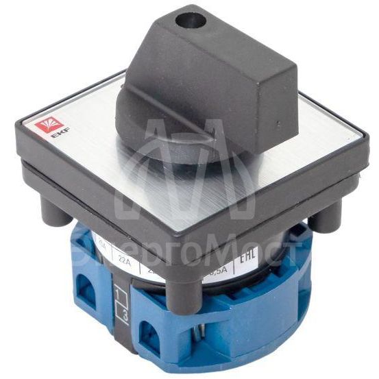 Переключатель кулачковый ПК-1-12 2П 25А &amp;quot;0-1&amp;quot; EKF pk-1-12-25