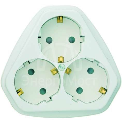 Розетка 3-м СП РС10/16-503 защ. шторки с заземл. Кунцево 5930