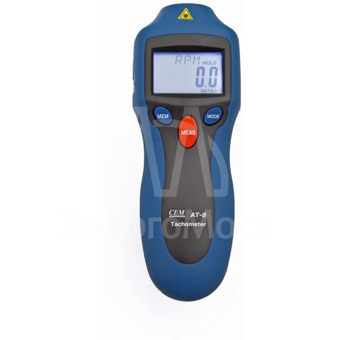 AT-8 Цифровой лазерный фототахометр, контактно-бесконтактный