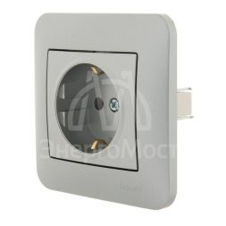 Механизм выключателя 2-кл. 1п СП Karina 10А IP20 мат. серебр. LEZARD 707-4388-101