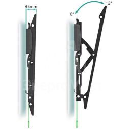 Кронштейн для телевизора 40-65 дюймов наклонный с быстрой фиксацией Rexant 38-0341