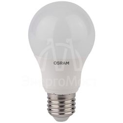 Лампа светодиодная LED STAR CLASSIC A 40 5.5W/865 5.5Вт грушевидная 6500К холод. бел. E27 470лм 220-240В матов. пласт. OSRAM 4052899971523