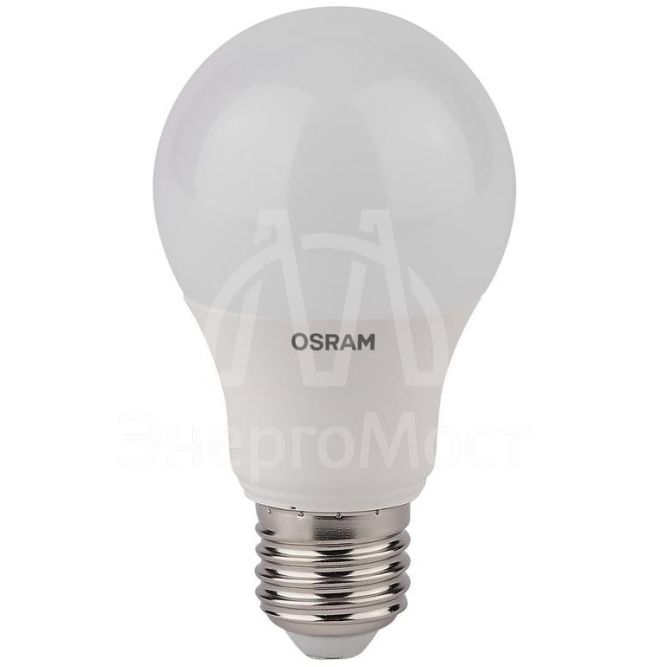 Лампа светодиодная LED STAR CLASSIC A 40 5.5W/865 5.5Вт грушевидная 6500К холод. бел. E27 470лм 220-240В матов. пласт. OSRAM 4052899971523