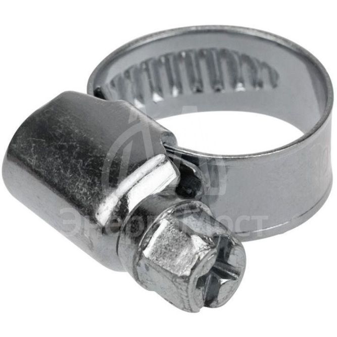 Хомут стальной червячный 10-16 (Россия) Rexant 07-0610