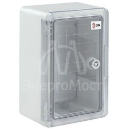 Корпус пластиковый ЩМП-П 300х200х130мм прозр. дверь УХЛ1 IP65 IK10 box302013_t ЭРА Б0052352