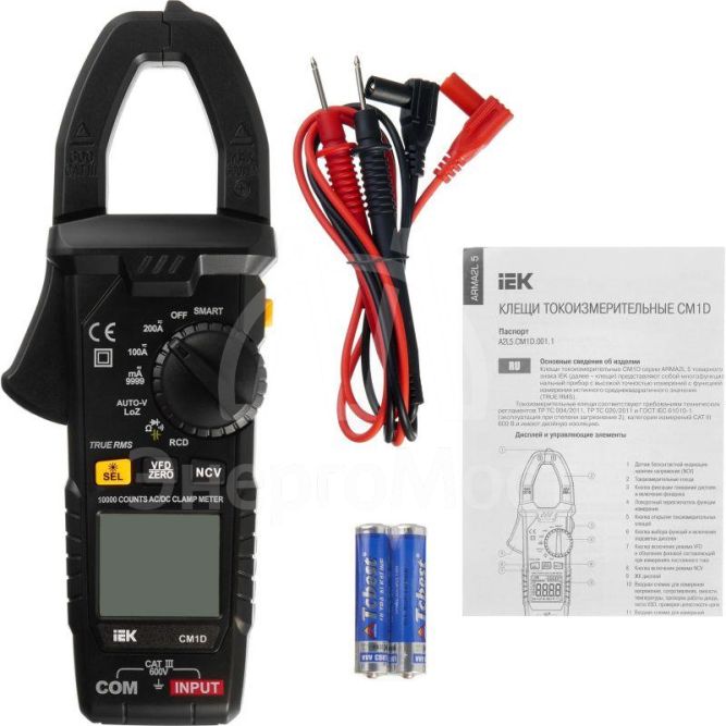 Клещи токоизмерительные CM1D ARMA2L 5 IEK A2L5-CM14-01