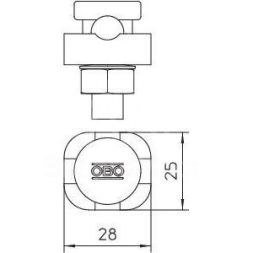 Соединитель для монтаж. d8-10 5001 DIN-FT OBO 5304105