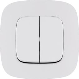 Механизм переключателя 2-кл. СП Valena Allure 10А IP20 250В с лиц. панелью безвинт. зажимы бел. Leg 752708