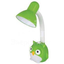 Светильник KD-380 С05 настол. &amp;quot;Сова&amp;quot; 230В 40Вт E27 зел. Camelion 12604