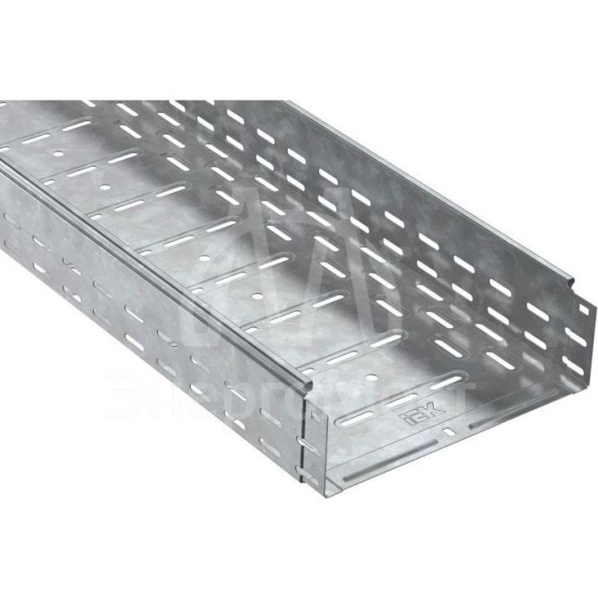 Лоток листовой перфорированный 400х100 L3000 сталь HDZ IEK CLP10-100-400-3-M-HDZ