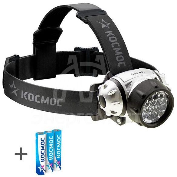 Фонарь H14LED 14хLED 3хAAA (R03) налобный Космос KOC-H14-LED