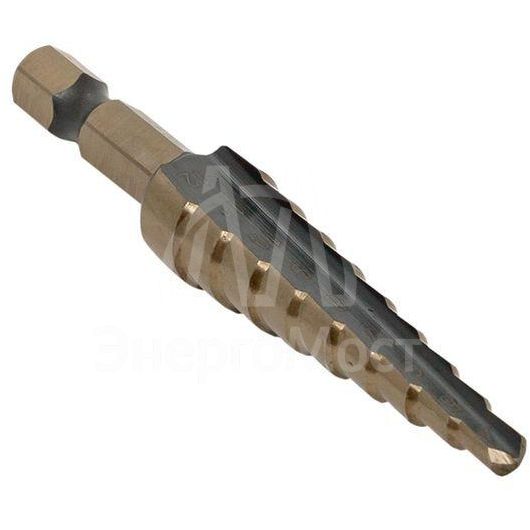 Сверло ступенчатое ST-4-12/1 HSS 9 ступ. EKF ST-4-12/1