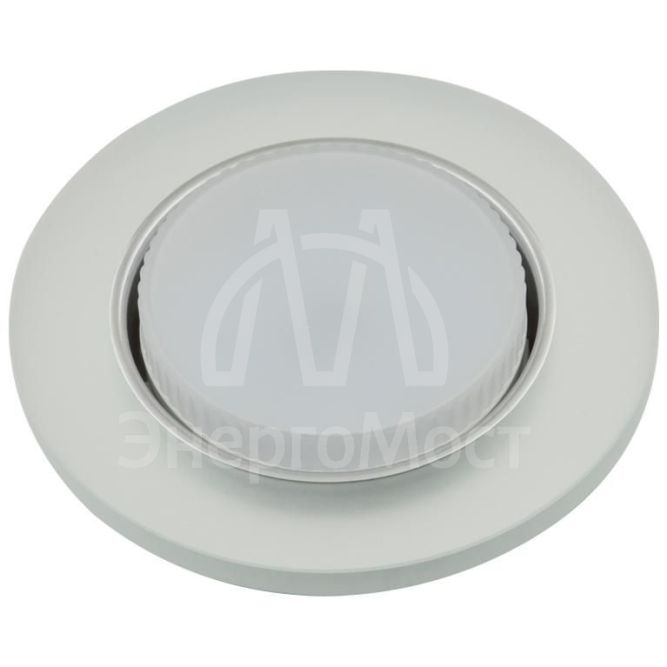 Светильник точечный декоративный DLS-L158 GX53 Chrome/Matt Clear GX53 встраив. доп. светодиод. подсветка 4Вт без лампы метал./стекло Fametto UL-00005323