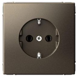 Розетка ArtGallery 16А с заземл. быстрозажим. клем. механизм мокко SE GAL000643S